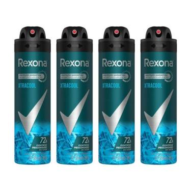 Imagem de Kit Desodorante Rexona Xtracool Aerossol Masculino - Antitranspirante 