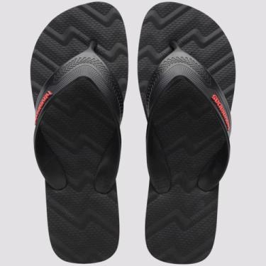 Imagem de Chinelo Havaianas Track Waves 4149734 Preto, Preto, 0090, 41