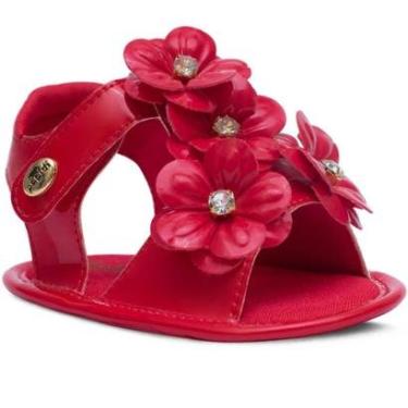 Imagem de Sandália Menina Bebê Sapato Leve E Macio Moda Batizado 01.19-Feminino