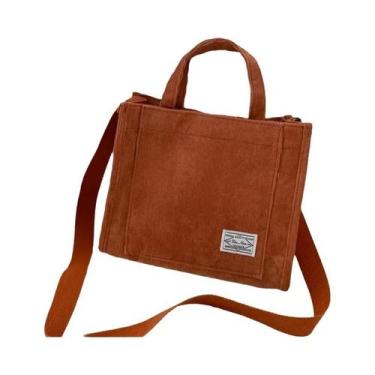 Imagem de Bolsa De Ombro Feminina De Veludo De Grande Capacidade Rilibegan Fashi