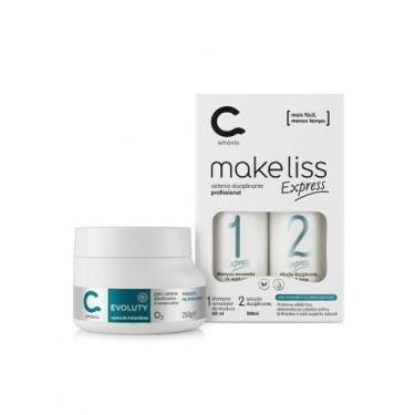 Imagem de Kit Mascaras Evoluty Reconstrução Make Liss Express Alisa - Amávia