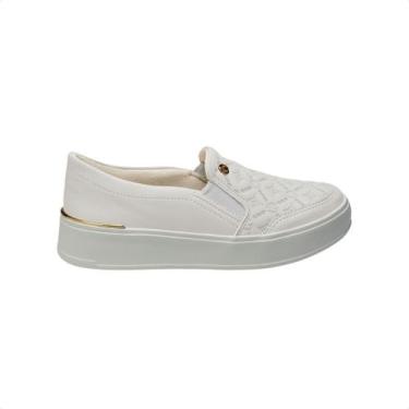 Imagem de Tênis Moda Casual Slip On Kolosh, White, 35