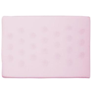 Imagem de Travesseiro Antissufocante para Bebê 32cm x22cmx 03cm Bublim, Rosa