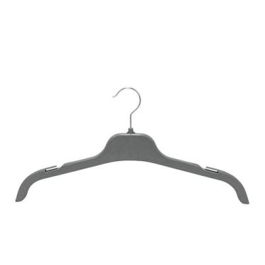 Imagem de Cabide Blusa Juvenil 38 cm Fosco - 1062 - IOPLAST, Prata, 100 peças