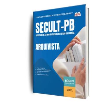 Imagem de Apostila SECULT-PB - Arquivista - Apostilas Opção