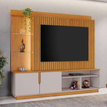 Imagem de Estante para TV e Home Theater até 60 Polegadas MDF 182cmx196cm Amparo