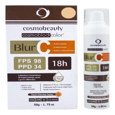 Imagem de Blur C Bege Cosmobeauty FPS98 Vitamina C Cosmoblock 50g