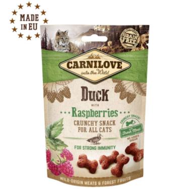 Imagem de Carnilove Crunchy Snack Premium Pato Crocante e Framboesas para Gatos