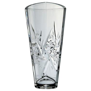 Imagem de VASO DECORATIVO ENFEITE PLANTA TRIANGULAR ECO CRYSTAL 28x12x12cm TRANSPARENTE