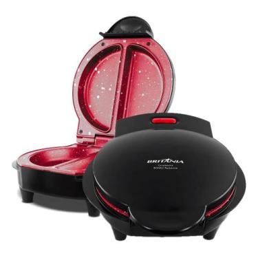 Imagem de Omeleteira Britânia BOM02P Redstone 750W Preta Fácil de Limpar 127V - 