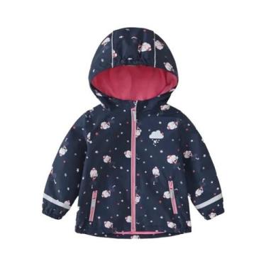Imagem de Conjunto De Capa De Chuva E Macacão Impermeável Para Meninas HONEYKING