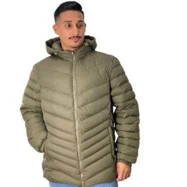 Imagem de Jaqueta Bobojaco Masculina Térmica com Capuz- Safira, M, Verde