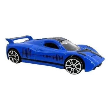 Imagem de Miniatura Carro Carrinho Candide Steel Car Garagem S.a, Esportivo azul
