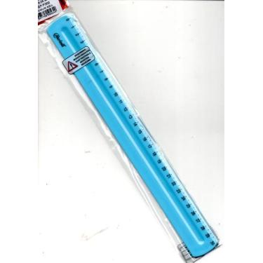 Imagem de Régua plástica 30CM - premium - Acrinil, Azul