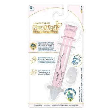 Imagem de Dispositivo para Lavagem Nasal NoseWash Protect Sense Urso Rosa 10ml