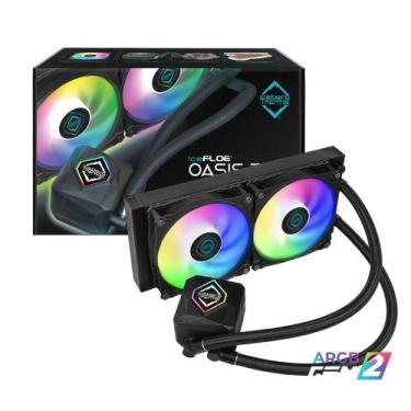 Imagem de Water Cooler Iceberg Thermal Icefloe Oasis 240 Argb 240Mm Intel-Amd Pr