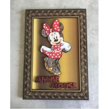 Imagem de Quadro Infantil Minnie - Soletrando Oficial 