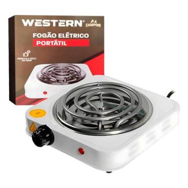 Imagem de Fogão Elétrico Cooktop 1 Boca 1000w 220v - Não Especificada, 220V