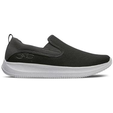 Imagem de Tenis masculino olympikus wellness 186, Preto, Branco, 39