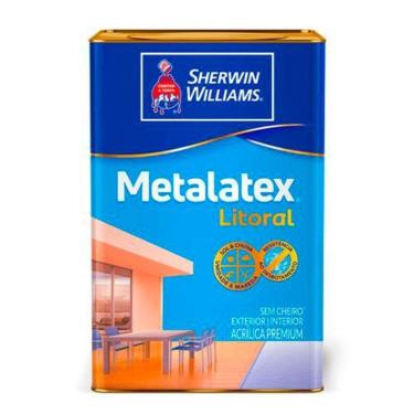 Imagem de Tinta Color Metalatex Litoral Base W para Acabamento Resistente em Áreas Litorâneas Sherwin Williams