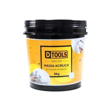 Imagem de Massa Acrílica GL Linha Decor para Nivelar Superfícies Internas e Externas Alta Resistência DTOOLS
