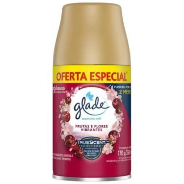 Imagem de Odorizador de Ar Glade Frutas e Flores Vibrantes Refil 260ml