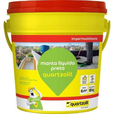 Imagem de Impermeabilizante Cimento Asfáltico Polimérico 18kg para Lajes e Áreas