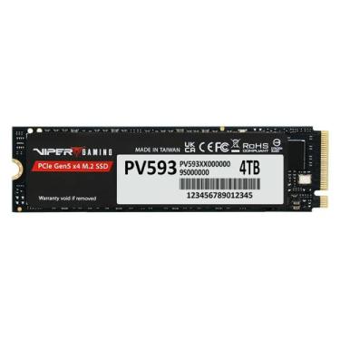 Imagem de SSD M.2 Patriot PV593 4TB NVMe PCIe Gen5 - PV593P4TBM28H