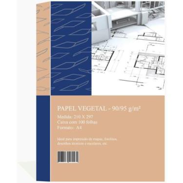 Imagem de Papel Vegetal A4 90/95G. 210X297MM - Mares