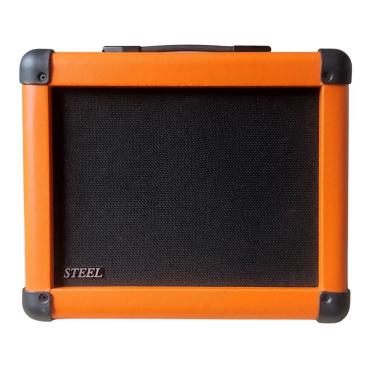 Imagem de Amplificador de Guitarra Steel 40 com 30W RMS e Canal Limpo e Distorção em Laranja E-sound
