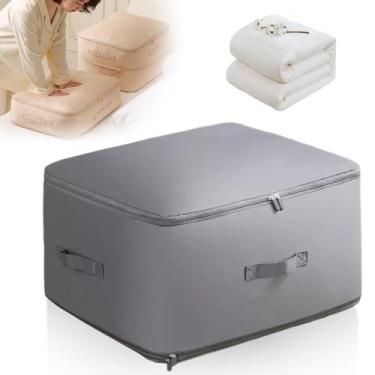Imagem de Bolsa Organizadora BNGXR Grande Cinza 54x42x30cm com Auto Compressão