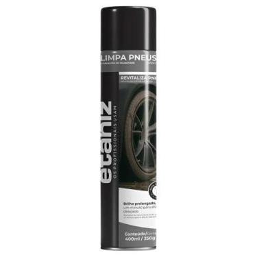 Imagem de Limpa Pneus Spray 400 Ml - 250 Gramas - Etaniz - Brilho E Proteção Par