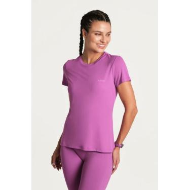 Imagem de Camiseta Feminina Lupo Airdry 77226 Treino Academia Leve -, M, Fucsia