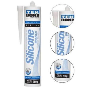 Imagem de Silicone Acetico Branco 280gr Tekbond