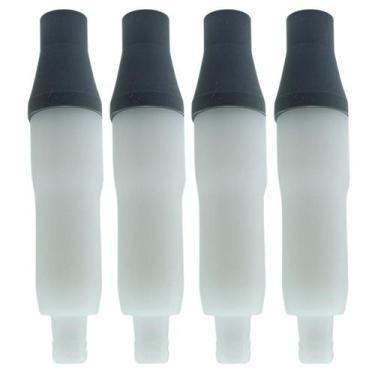 Imagem de Kit 4 Sugadores De Saliva Sem Regulagem Kavo Com Borracha (Poliacetal)