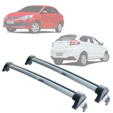 Imagem de Automotive Rack Teto Aluminio Chery Celler Hatch Sedan PRATA