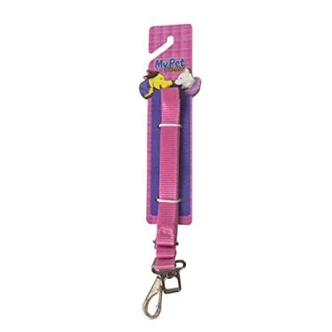 Imagem de MY PET BRASIL Adaptador De Cinto De Segurança Pet Rosa 20Mm X 70Cm
