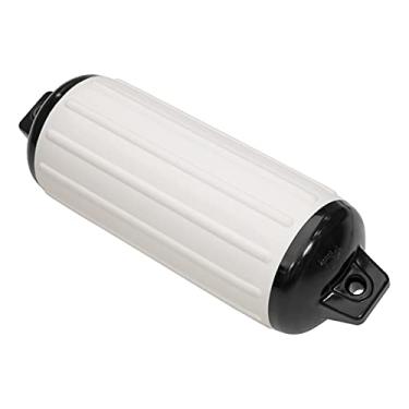 Imagem de TAYLOR MADE PRODUCTS Super Gard Para-lama inflável para barco de vinil 21,5 cm x 66 cm, extremidades duplamente moldadas, serve para linhas de 1,5 cm, para barcos de 38,5 a 91,5 m, design canelado, enchimento de agulha de futebol de borracha, branco - 2020108254