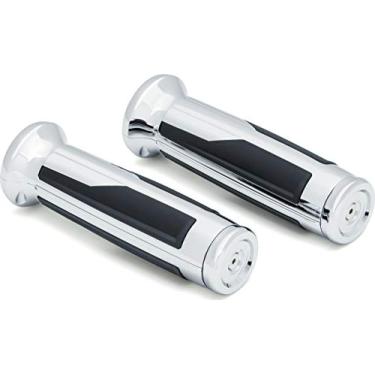 Imagem de Kuryakyn Cabos de guidão 6764 Omni para acelerador e embreagem: 2018-19 Honda Gold Wing GL1800 com aderência aquecida, cromado, 1 par