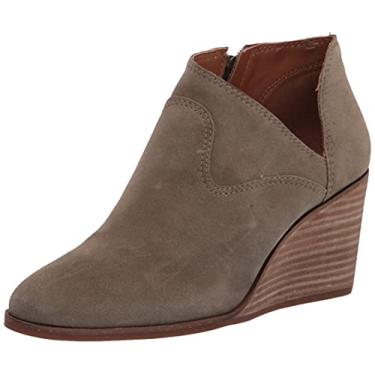 Imagem de Lucky Brand Bota feminina Zollie Ankle Boot, Fossilizado, 11