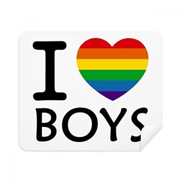 Imagem de Pano de limpeza Transgênero Bisexuals Support LGBT Limpador de tela 2 peças de tecido de camurça