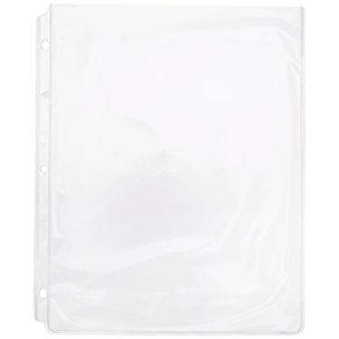 Imagem de Sparco Protetores de folha, resistente, carga superior, 28 x 21 cm, 50 por caixa, transparente (SPR73907)