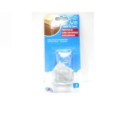 Imagem de Protetor De Canto C/ Bordas Arredondadas 4pçs Love 8813