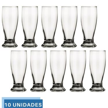 Imagem de Jogo 10 Copo 200ml Munich Cerveja Bar Restaurante Chopp Nadir