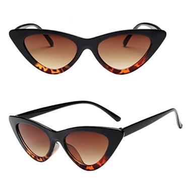 Imagem de Óculos de sol femininos moda retrô triângulo sexy óculos de sol masculino tendência streetwear cateye óculos uv400 óculos de sol de condução, 11, china