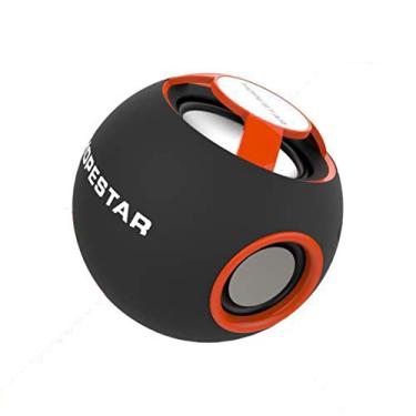 Imagem de HIOD Alto-falante Bluetooth HOPESTAR sem fio alto-falante externo à prova d'água portátil subwoofer Mini suporte TF (Mirco SD) / AUX, laranja