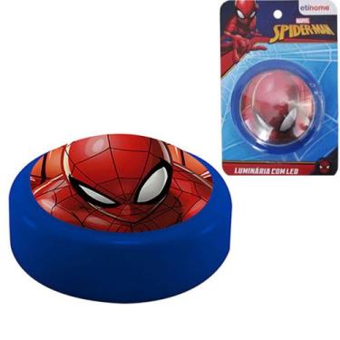 Imagem de Luminaria De Toque Led E Adesivo 3D Homem Aranha - Spiderman - Etihome