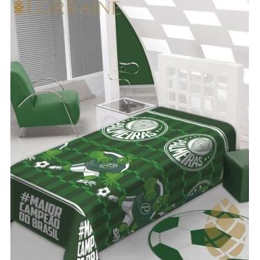 Imagem de Manta Micro Solteiro 200X150 Fun Não Alérgica Palmeiras - Jolitex