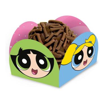 Imagem de Porta Forminha Festa As Meninas Super Poderosas Para Doces - 40 Unidades