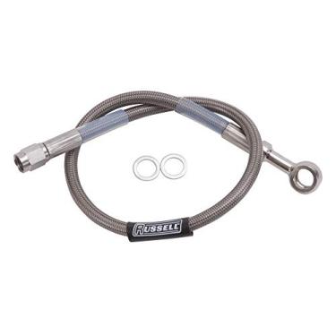 Imagem de Conjunto de mangueira de freio Russell 657022 Endura 10 mm Banjo para reto -3AN - 30,5 cm